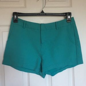 Turquoise shorts